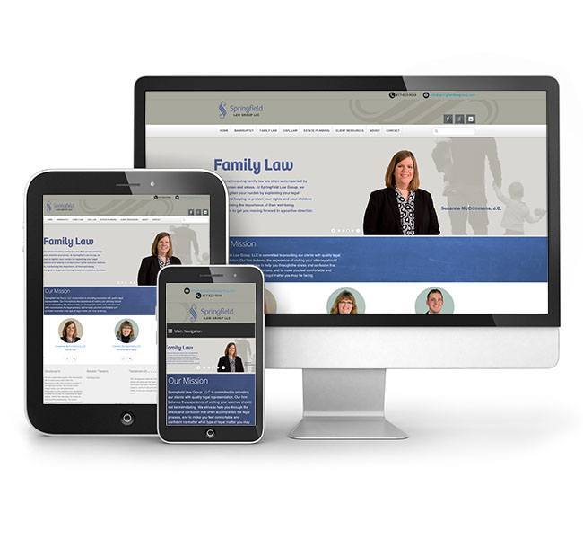 Red Crow Marketing - Springfield Law Group Responsive Website