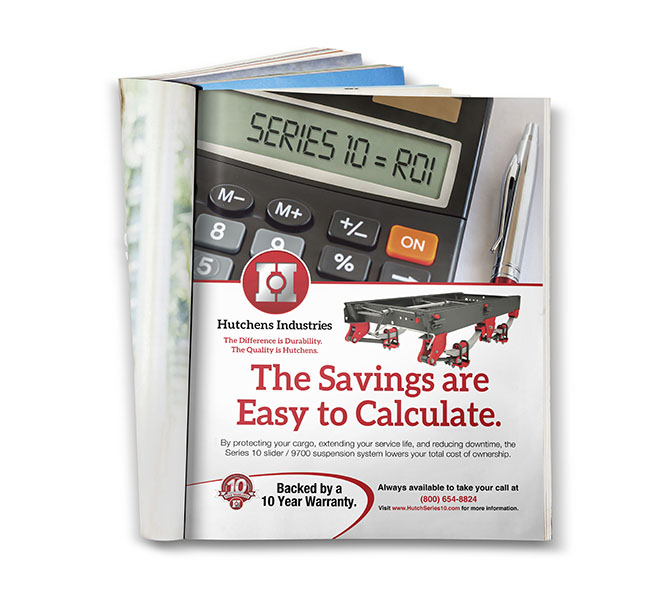 Red Crow Marketing - Graphic Design - Hutchens Series 10 Easy to Calculate Ad