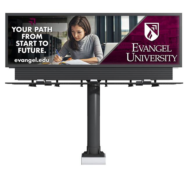 Red Crow Marketing Portfolio - Evangel University Your Path Billboard