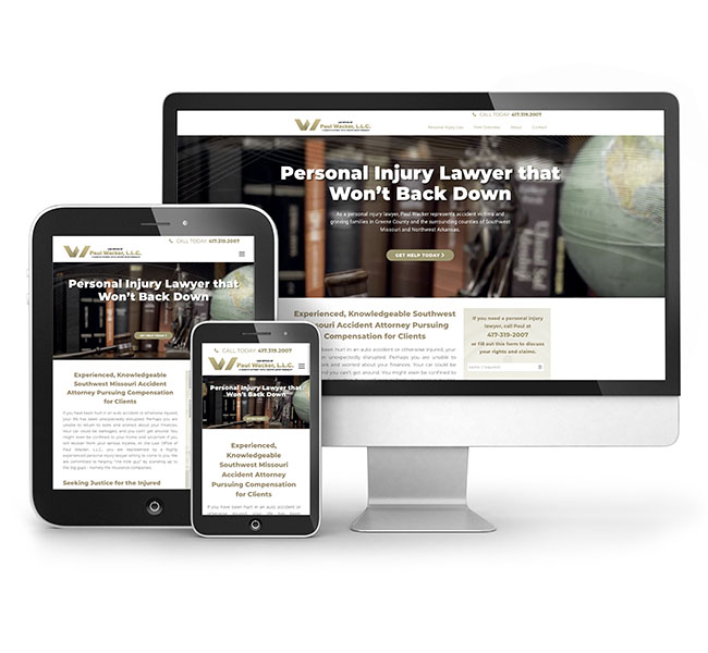 Red Crow Marketing - Web Design - Portfolio Paul Wacker Law Website